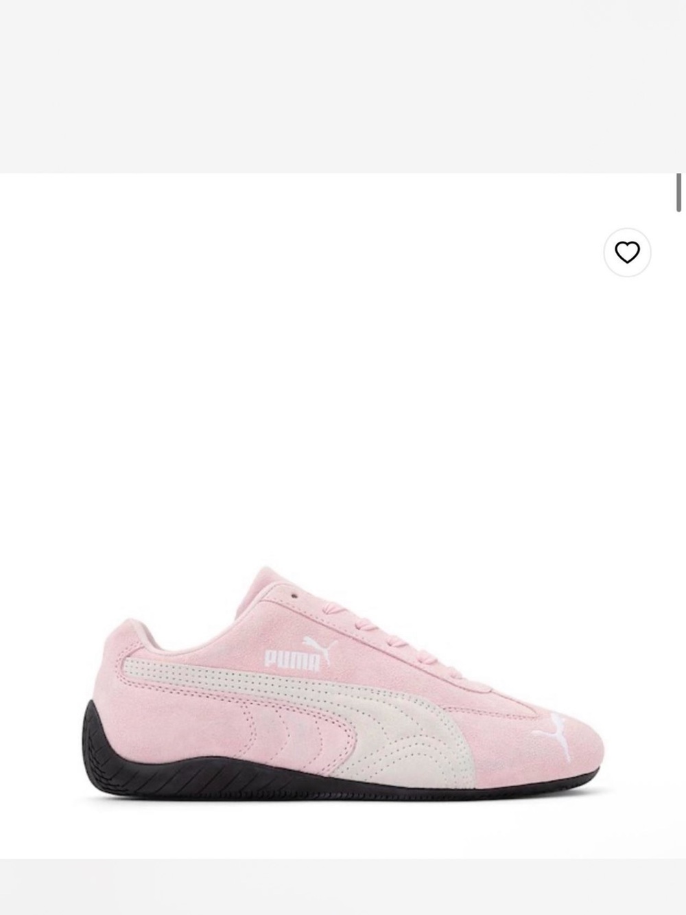 Puma Pink Suede Low-Profile Sneakers
